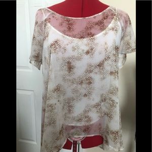 Cynthia Rowley top with attached tank